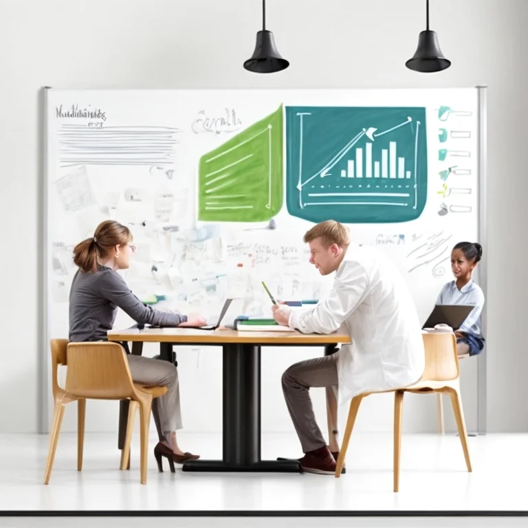 Symbolische Darstellung der persönlichen Entwicklung und Zielsetzung